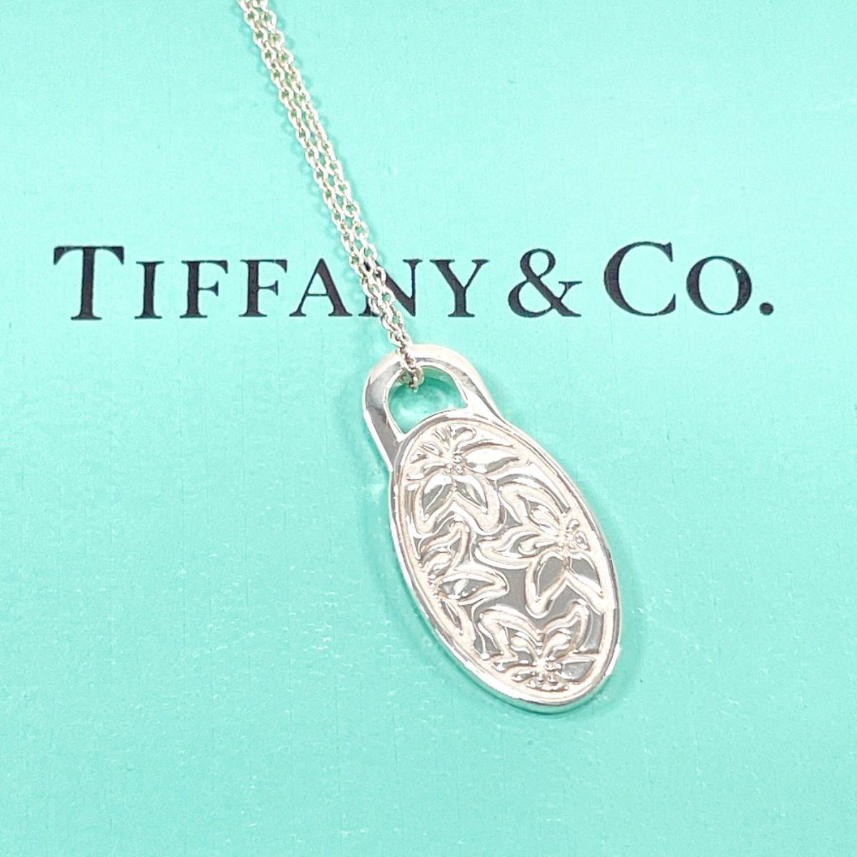 TiffanyTiffany GO WOMEN 2023年シルバーネックレス AG925 - ネックレス