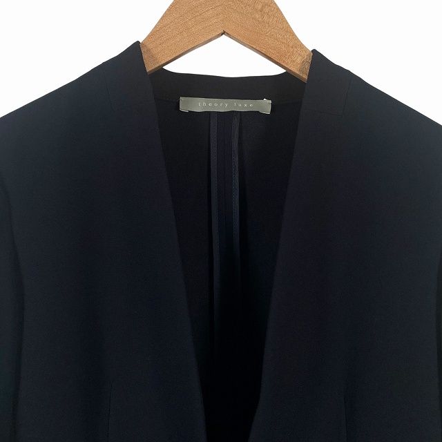 セオリーリュクス theory luxe ノーカラージャケット フォーマル 長袖