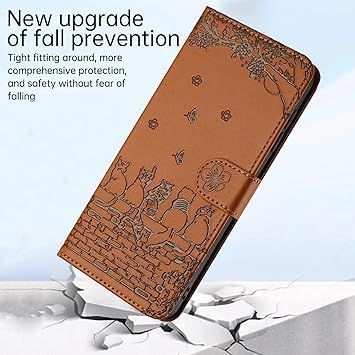 ALSDKEZI Samsung Galaxy A23 5G ケース 手帳型 可愛い 猫柄