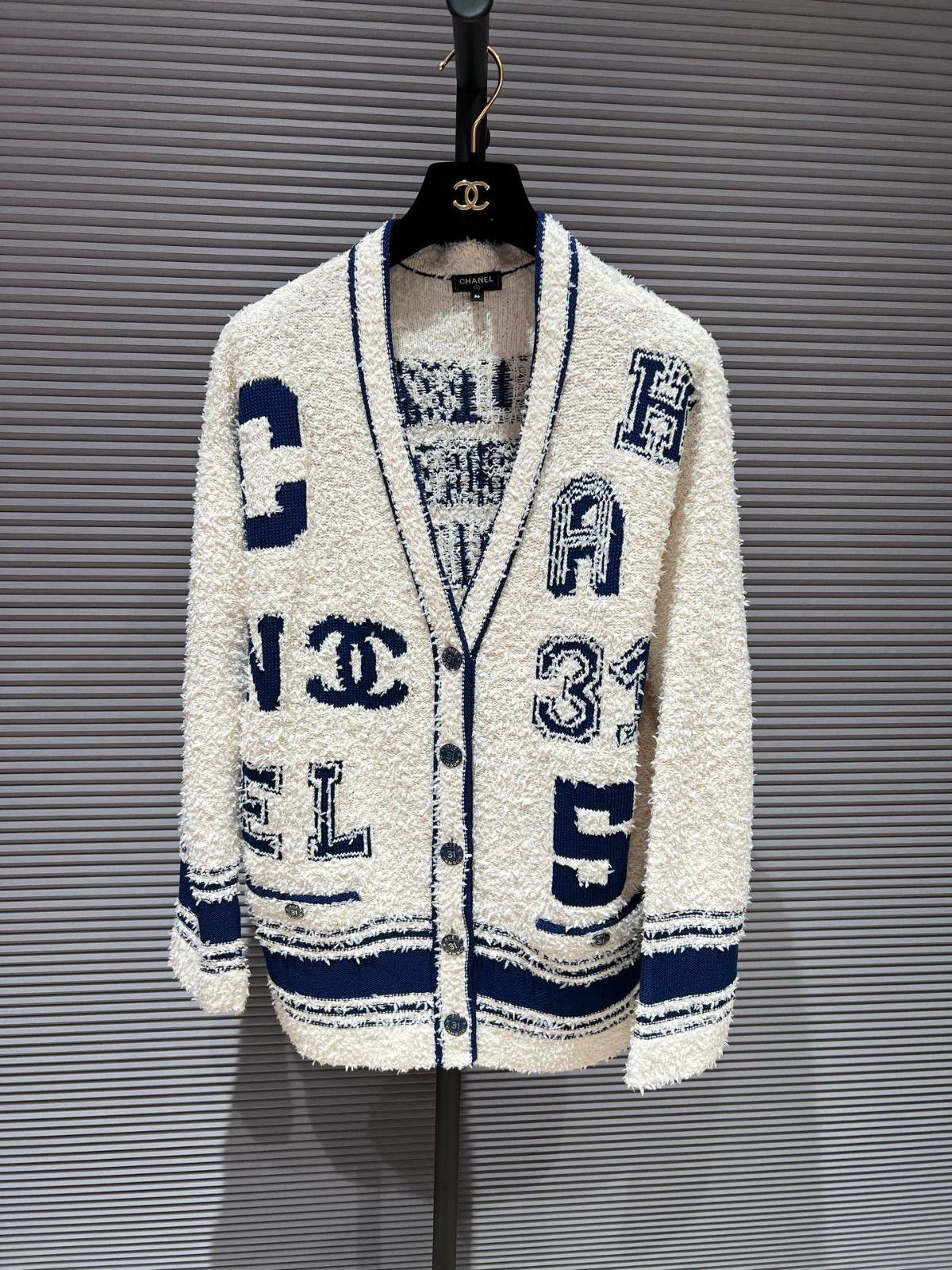美品☆CHANEL☆クリスタル☆キラキラCOCO☆ニットジャケット