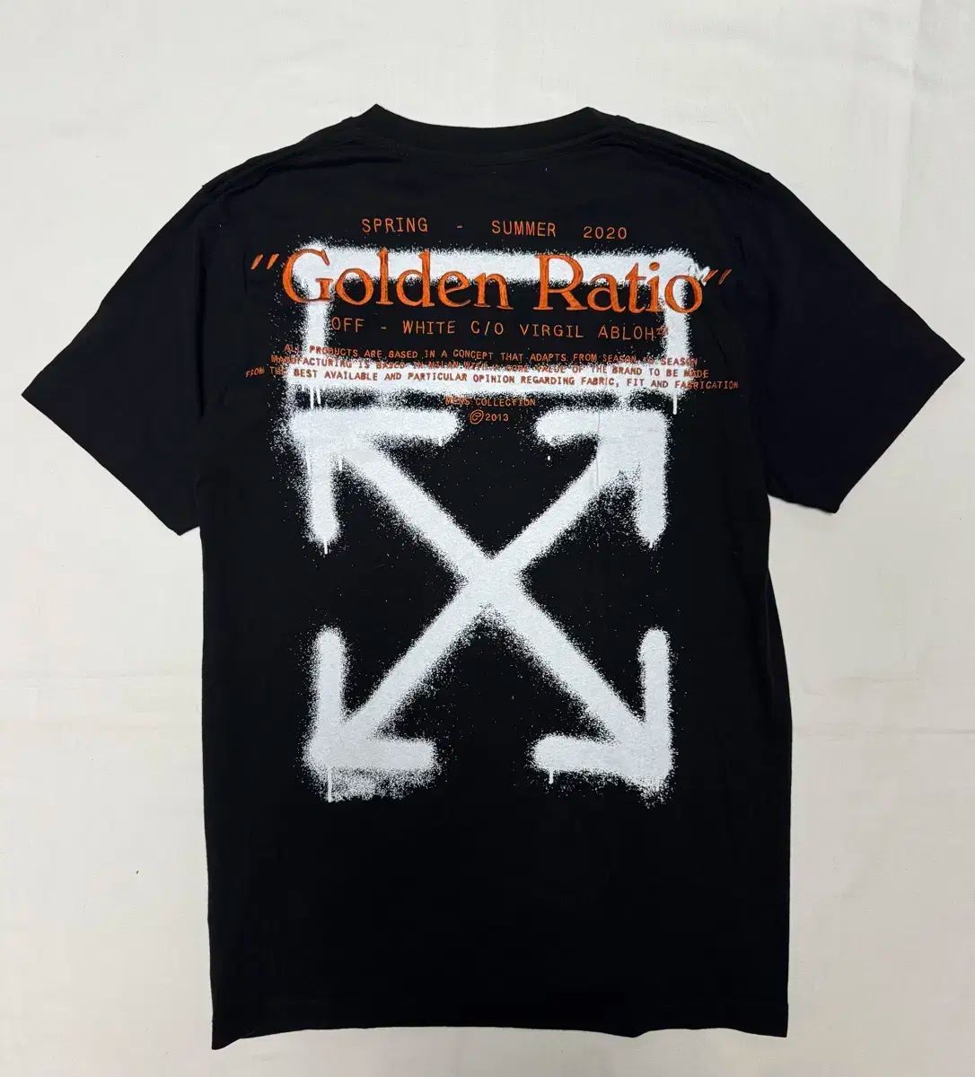20SS Off-White オフホワイト カートゥーン スリムフィット Tシャツ