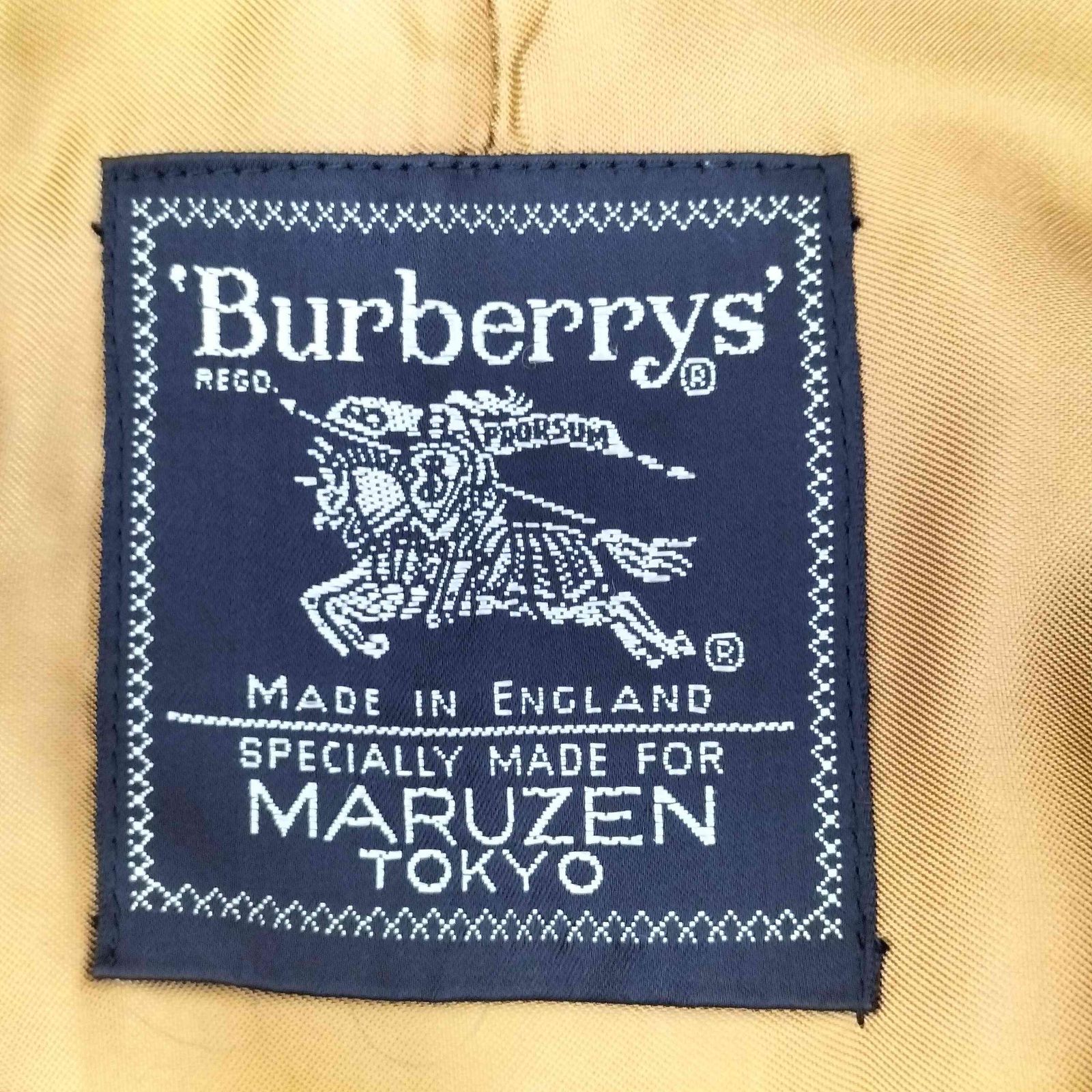 ステンカラーコート 英国製 バーバリーズ BURBERRY - ライナー付 ノバ