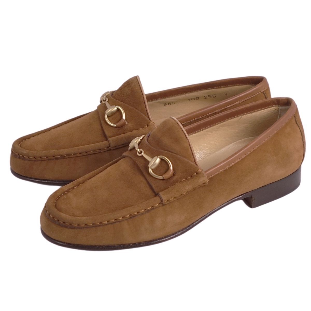 未使用 Vintage グッチ GUCCI ローファー モカシン ホースビット