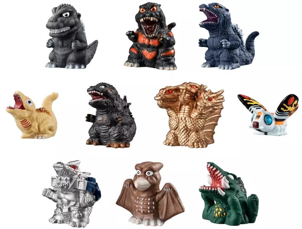 【中古】食玩 トレーディングフィギュア 全10種セット 「GODZILLA SOFVIDOLL」