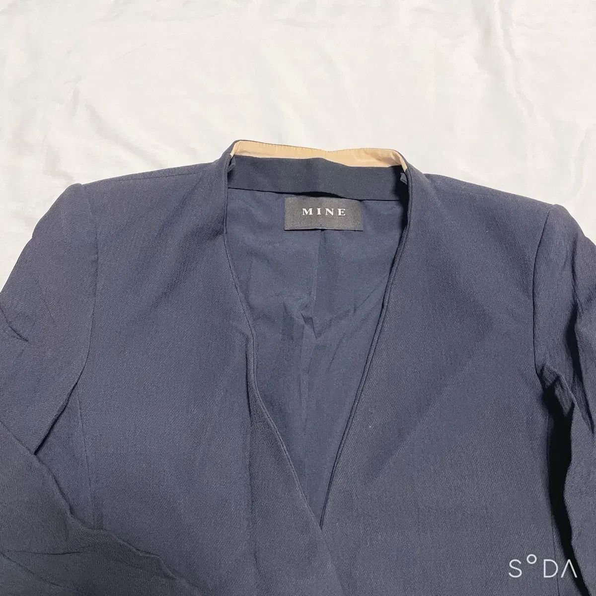 MINE マイン ネイビー ブレーザー ジャケット M