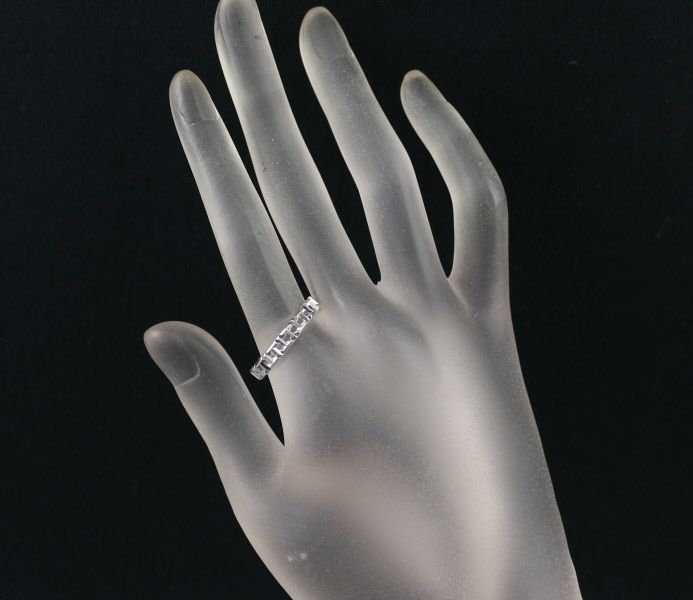 ティファニー リング Tトゥルー ナロー 16.5号 K18WG #170615 - メルカリ 