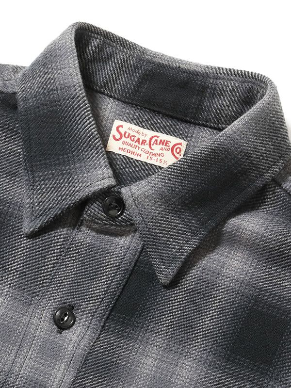 SUGAR CANE シュガーケーン シャツ 長袖 メンズ レディース オンブレ