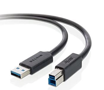 Belkin SuperSpeed USB 3.0 Cable - USB cable - USB Type A (M) to USB Type B (M) - USB 3.0-6 ft - molded