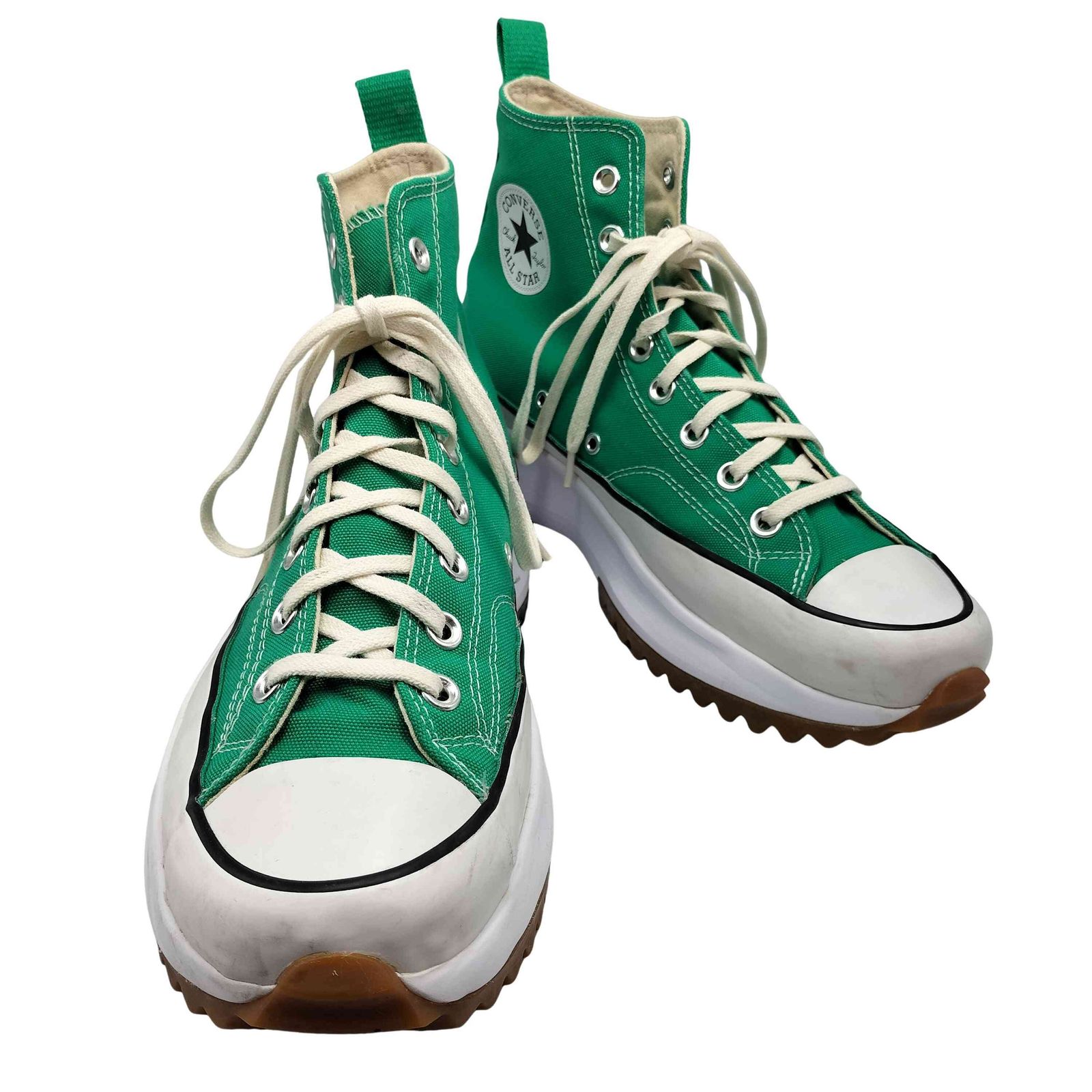 コンバース CONVERSE RUN STAR HIKE COURT GREEN HI CUT ランスター ハイク コート グリーン  ハイカットスニーカー メンズ CONVERSE：9 1/2 - メルカリ