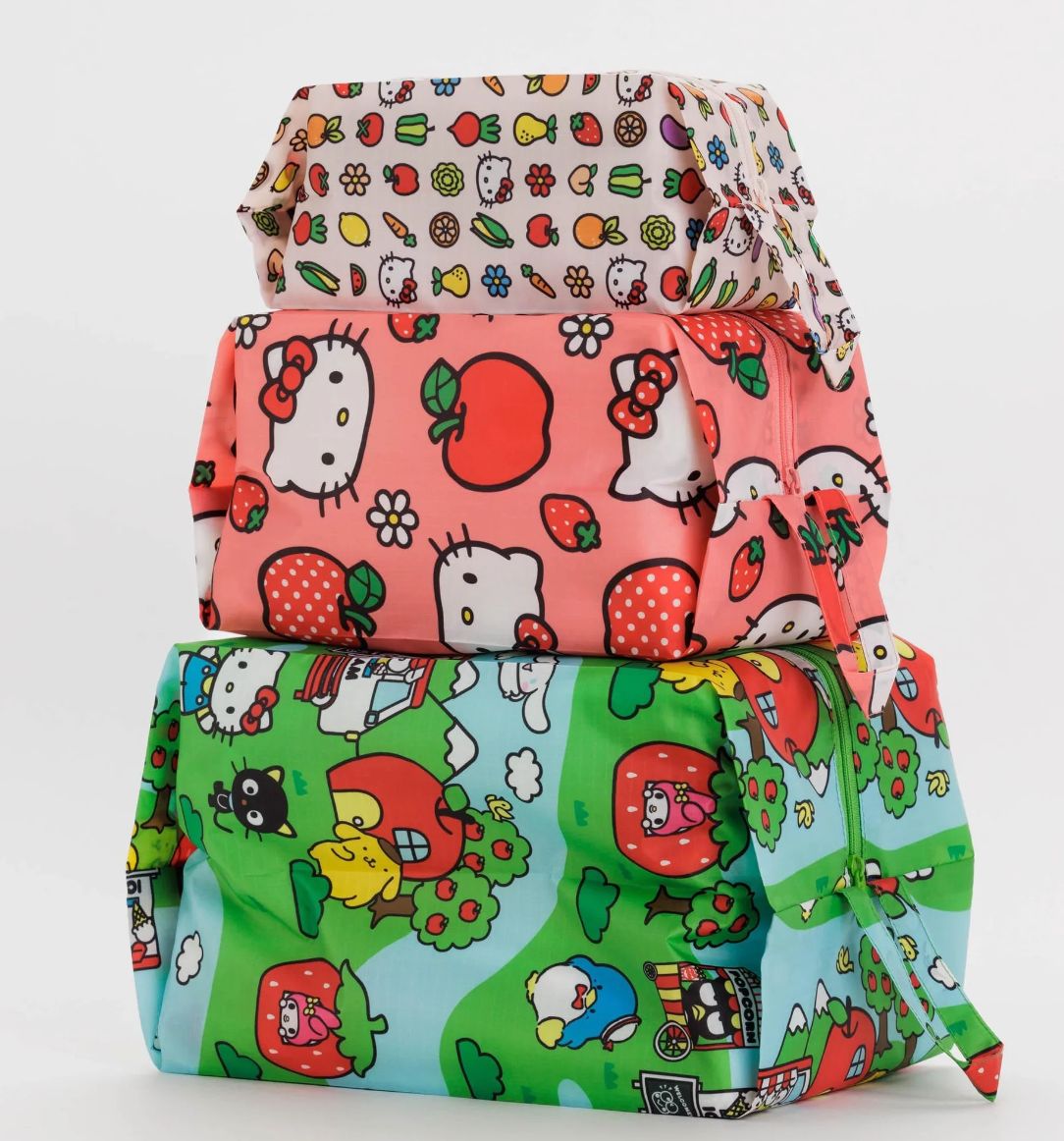 BAGGU x Sanrio Collection  3D Zip Set