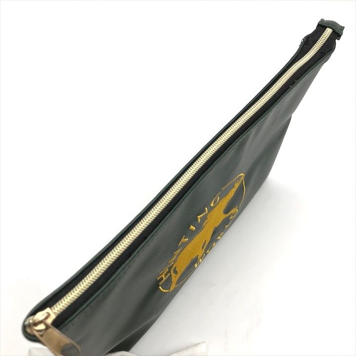 【美品】ハンティングワールド ビジネスバッグ　2way ロゴパッチ 緑系 スリム 20250626144818_1.jpg