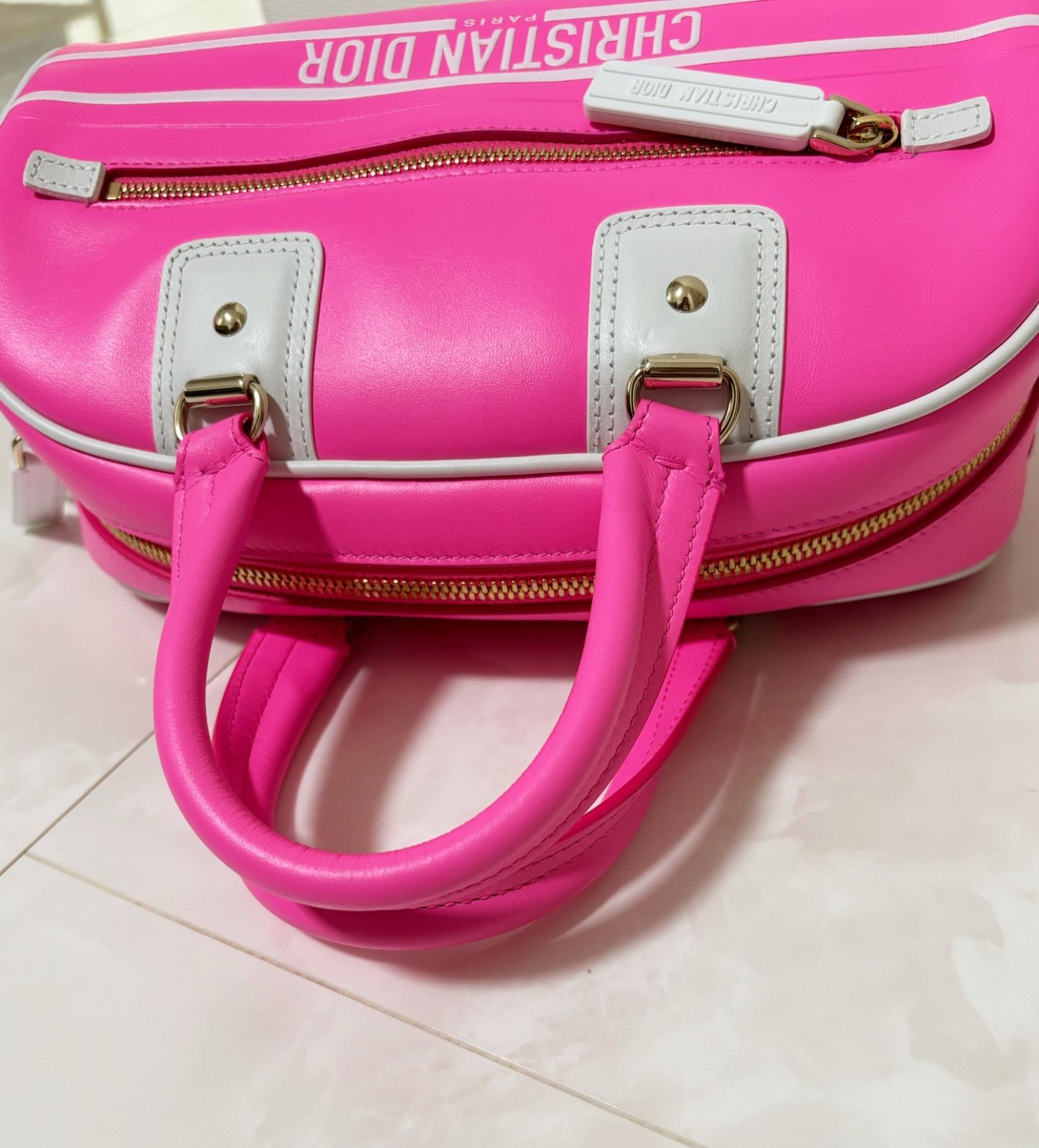 ChristianDior ディオール ヴァイブ ボウリング バッグ ボストン