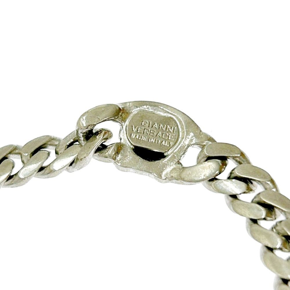 中古】VERSACE ヴェルサーチ メタル メデューサ ブレスレット メンズ