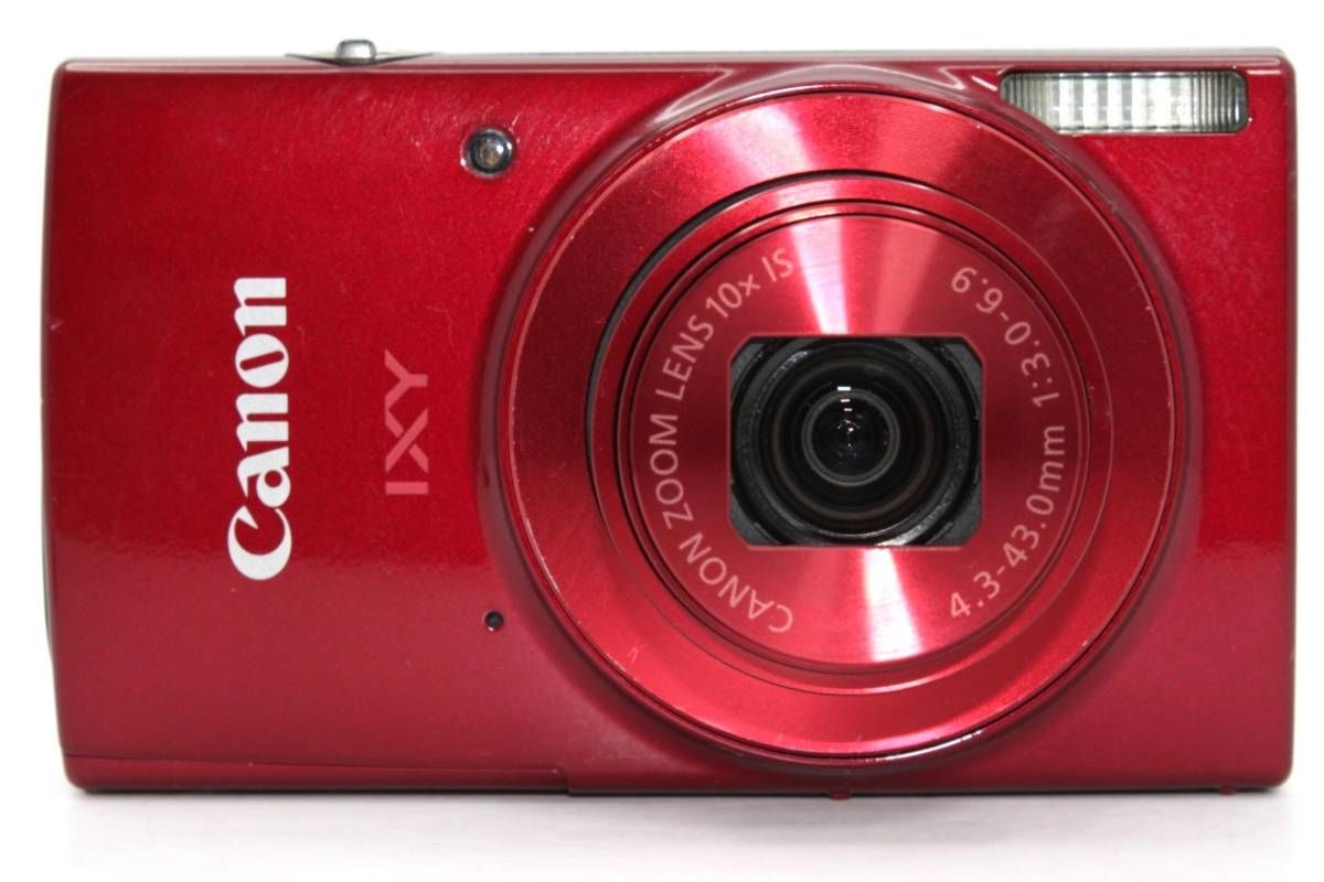 ★良品★キャノン Canon IXY190 レッド コンパクトデジタルカメラ L990#1452