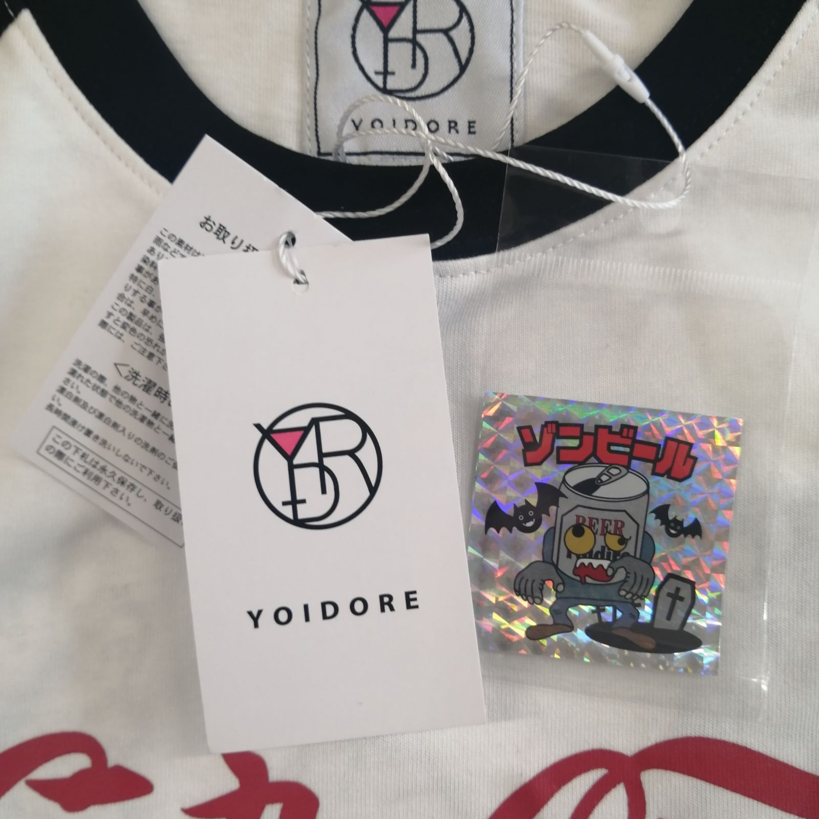 新作】【YOIDORE／酔いどれ・チベタンラグラン7分袖TEE（ホワイト 