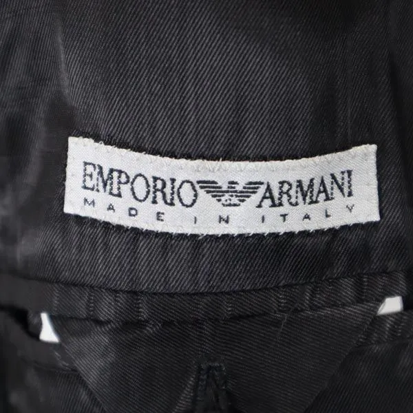 【再入荷低価】【最高級】EMPORIO ARMANI イタリア製 ステンカラーコート 50 ジャケット・アウター
