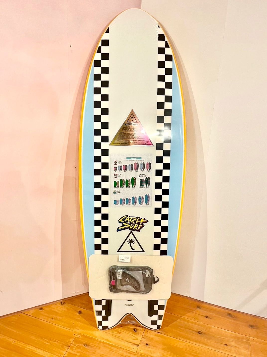 最終割引 [CATCH SURF] Retro Fish キャッチサーフ CATCH SURF (キャッチサーフ ) 58 Retro Fish-Quad Plisner-Grey