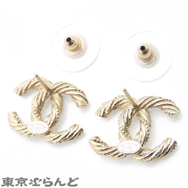 シャネル CHANEL ココマーク ピアス F15V ゴールド メタル