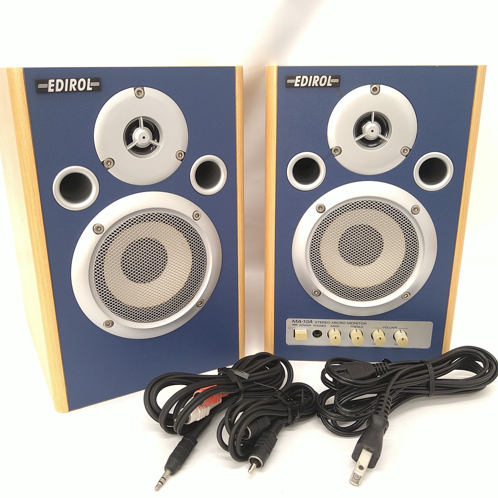 Roland ローランド MA-10A モニタースピーカー【動作確認済】 中古 ROLANDローランド ステレオ モニター スピーカー MA-10A