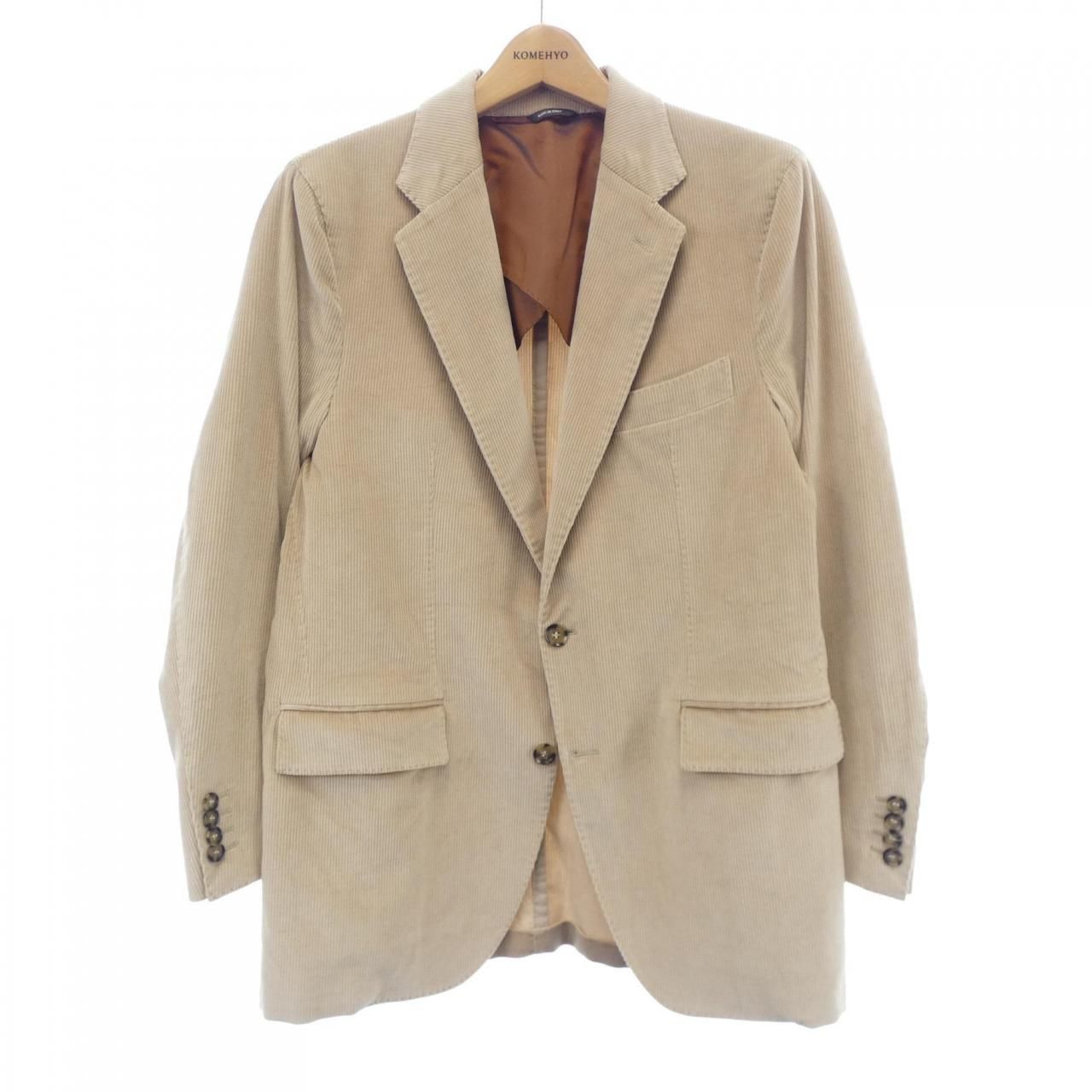 ロロピアーナ Loro Piana ジャケット ニット シルク 46 白 ホワイト /MR