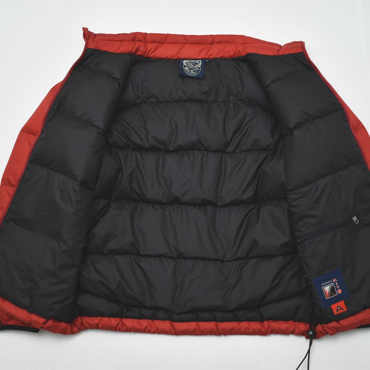 収納袋付き】 エーグル AIGLE ダウン ジャケット サーモキット タイプ