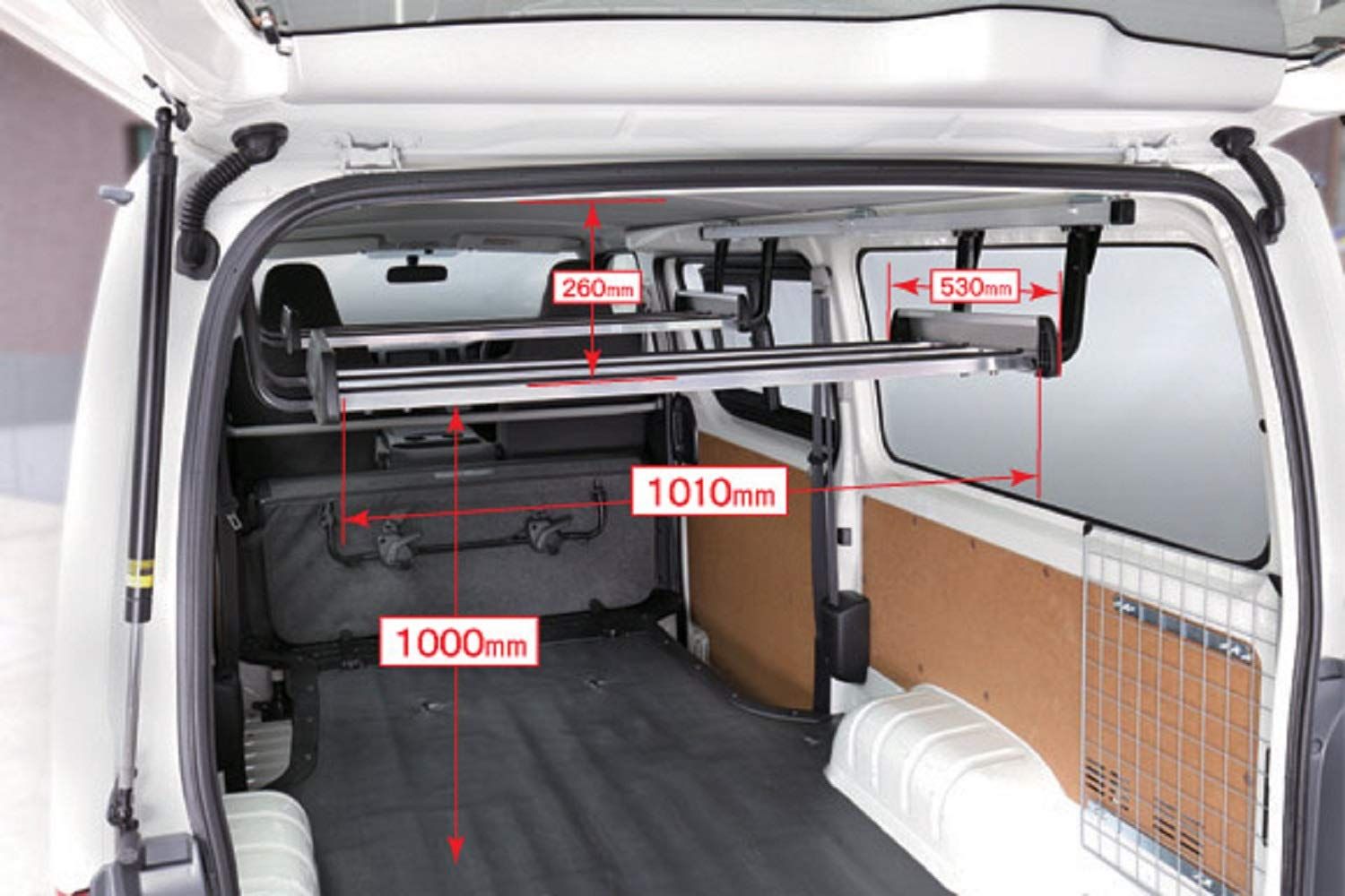 迅速発送 ROCKY ワークツールシリーズ インナーキャリア 200系ハイエースバン|レジアスエースバン RW-10