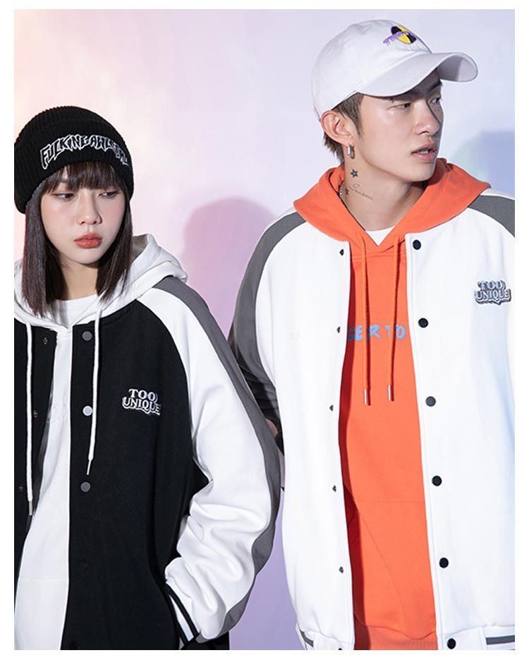 バイカラー スタジャン メンズ レディース ユニセックス スタジアム 