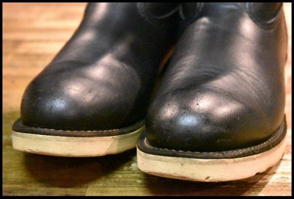 redwing pecos 8169 ブラッククローム　8E 2007年製 8E 良品 08年】レッドウィング 8169 ペコス 黒 ブラッククローム