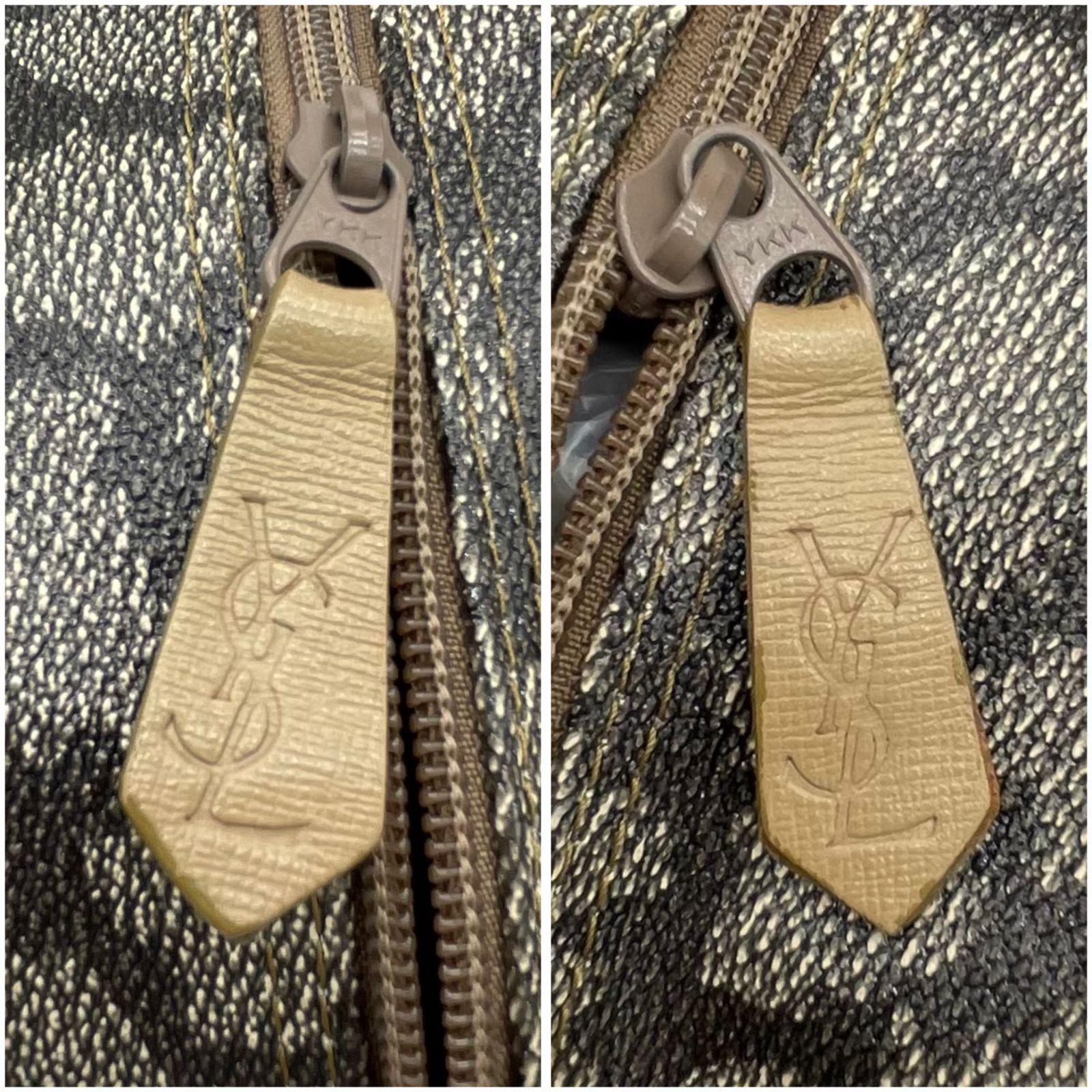 Yves Saint Laurent YSL イヴ サンローラン ボストンバッグ ジラフ