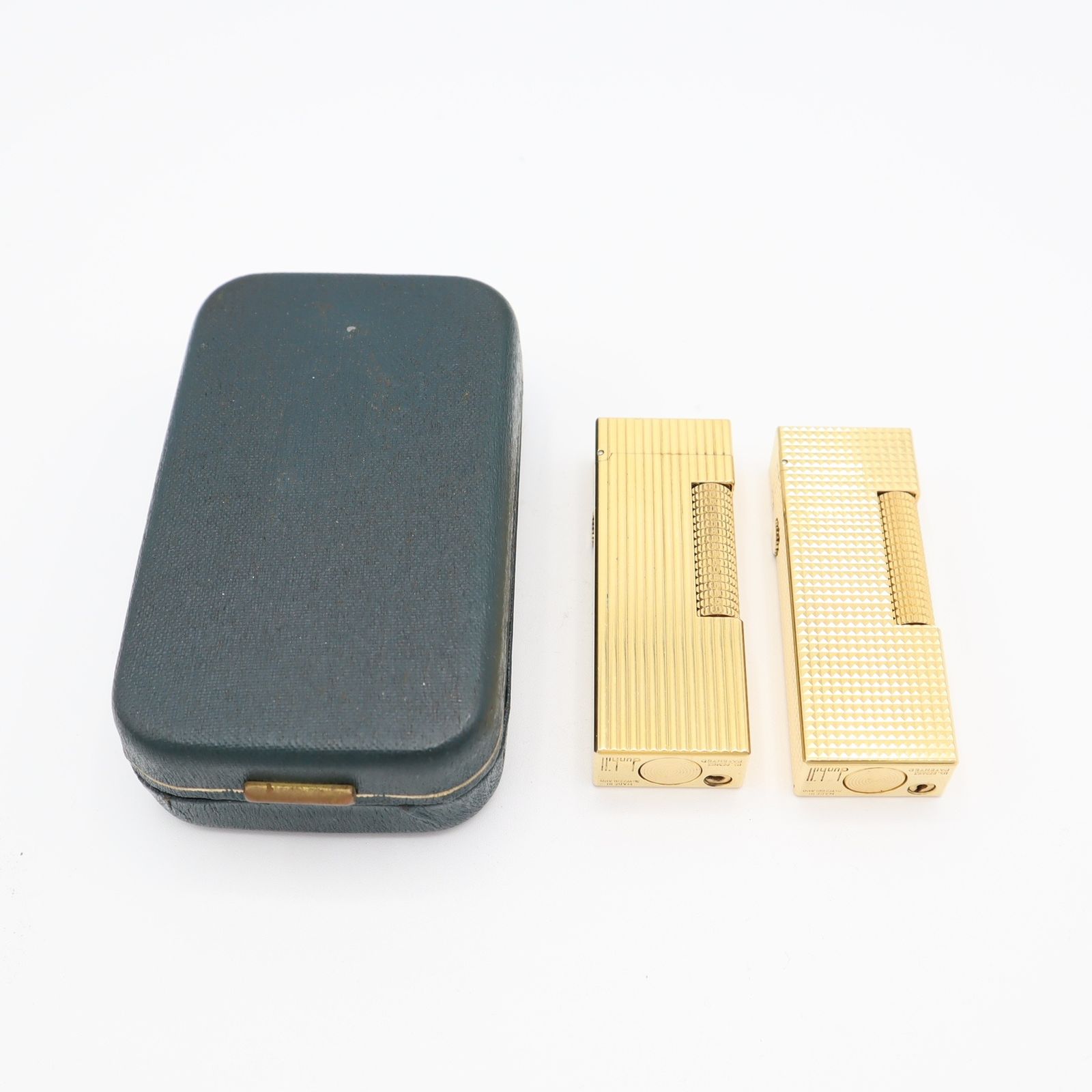 dunhill ダンヒル ガスライター 2点 US RE24163 ゴールドカラー 