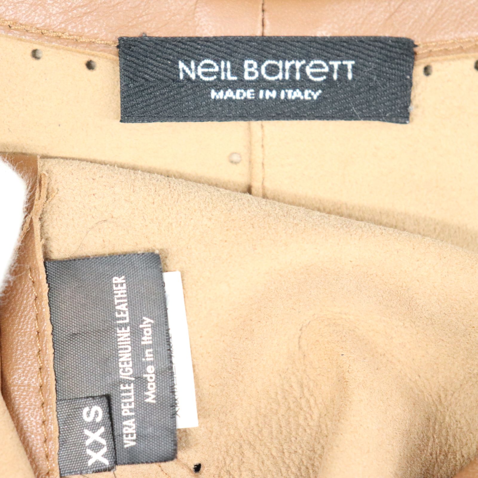 ITJR8MLPYOFI NEIL BARRETT ニールバレット レザー ワンピース  