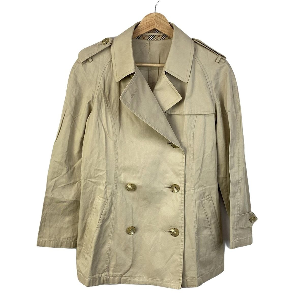 バーバリーブルーレーベル ベージュ コート サイズ38