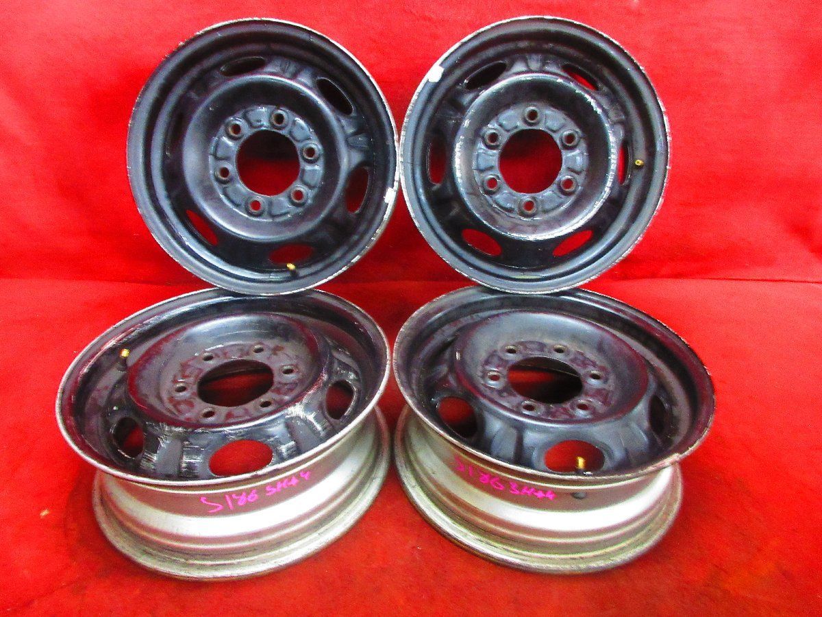 スチール ホイール 4本 日産 キャラバン NV350 純正 15×5.5J 6穴