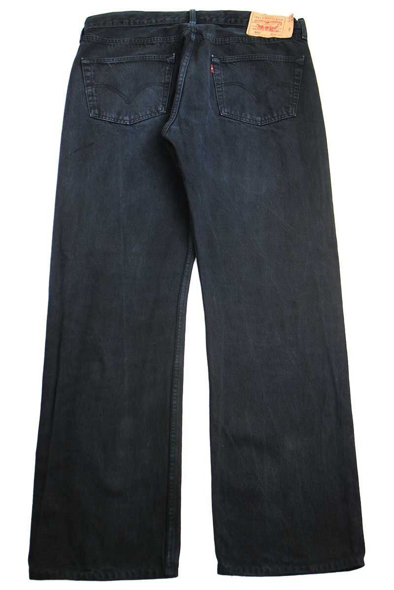 Levi'sリーバイス 501 後染め ブラック デニムパンツ w38