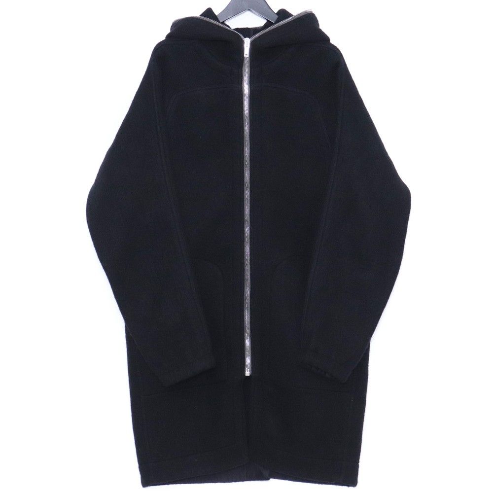 RICK OWENS アルパカウールシールドトレンチコート サイズ46 ブラック