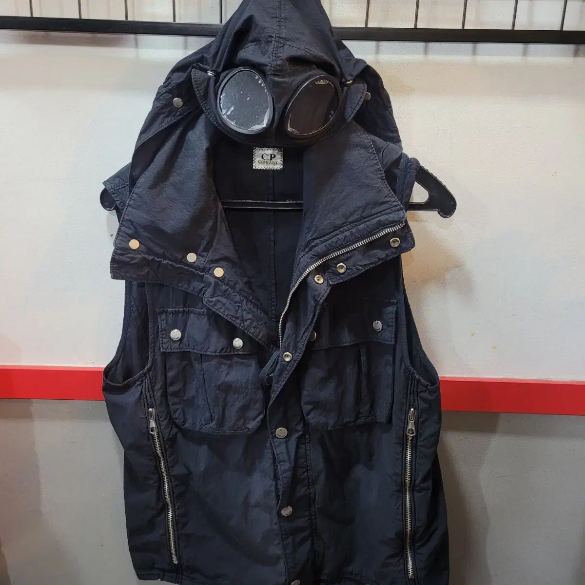CP 会社 ゴーグル ナイロン フード ベスト