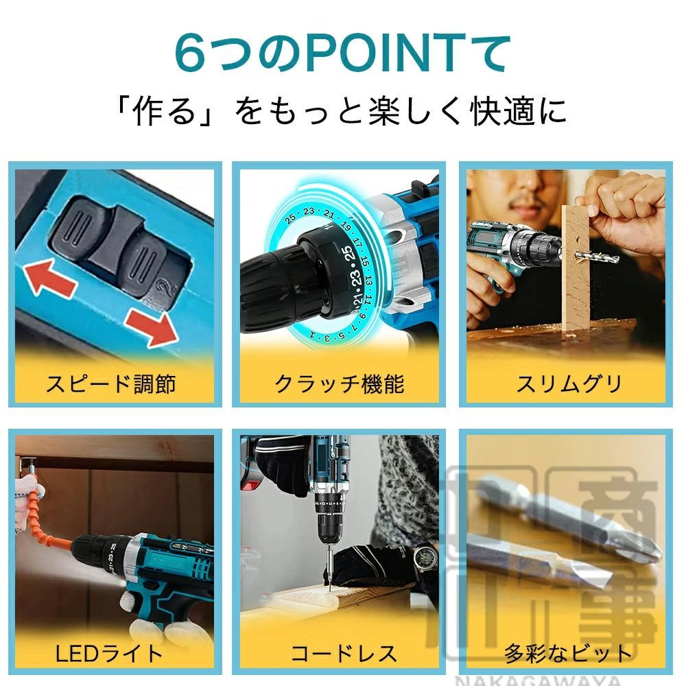 21Vバッテリー*2個