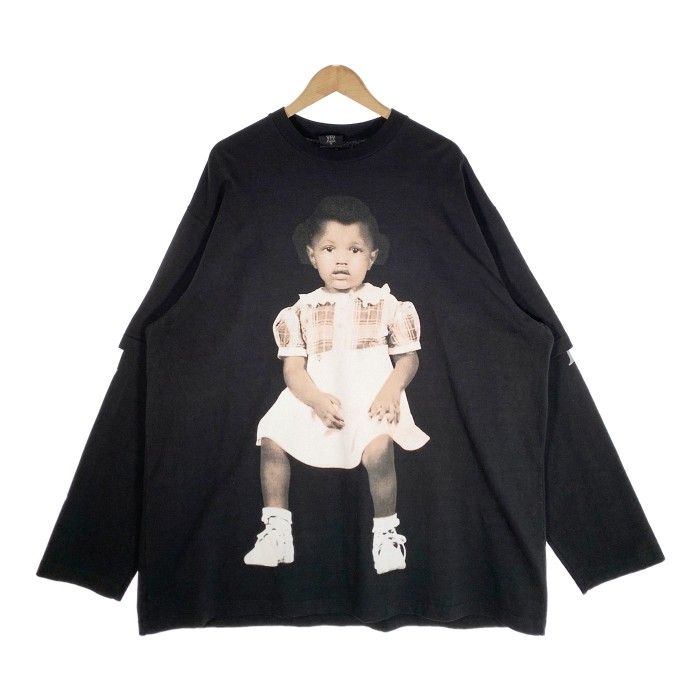 KANYE WEST DONDA レイヤード ロングスリーブTシャツ-