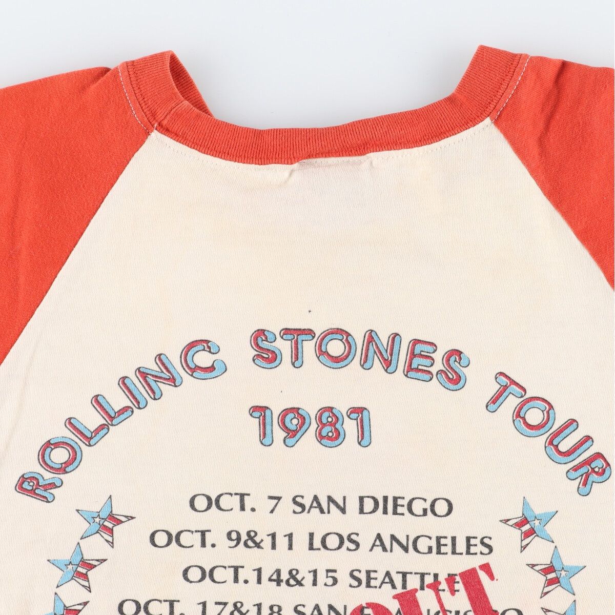 古着 THE ROLLING STONES ザローリングストーンズ ラグラン