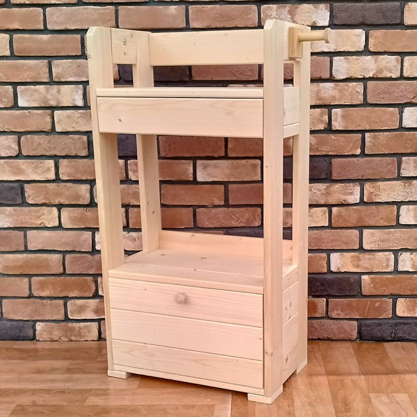 優しいナチュラル色 スーパーマルチ収納ラック