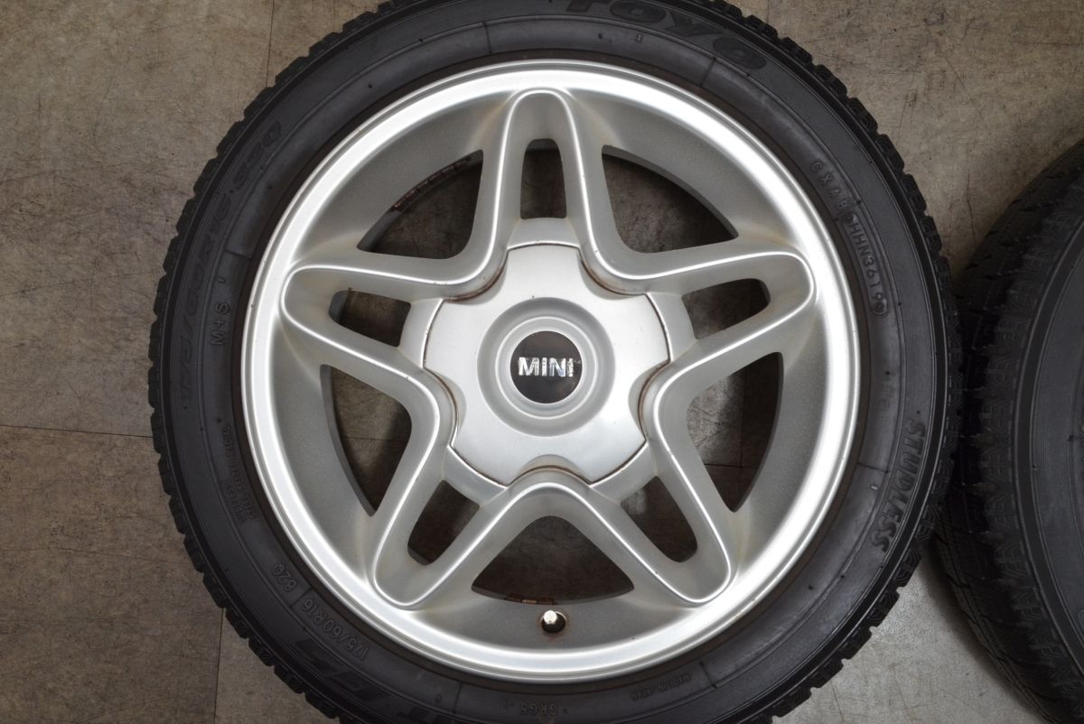 Sウィンダー R102 MINI R55 クラブマン 純正 R102 16in 6.5J 48 PCD100 トーヨー ガリット G5 175 60R16 品番 6768584 ミニクーパー TRITUETUBI_COM