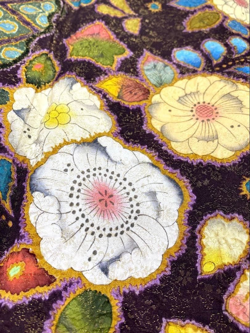 振袖 豪華 桐屋 翠山工房 辻ヶ花 金通し 絞り 身丈169cm - メルカリ