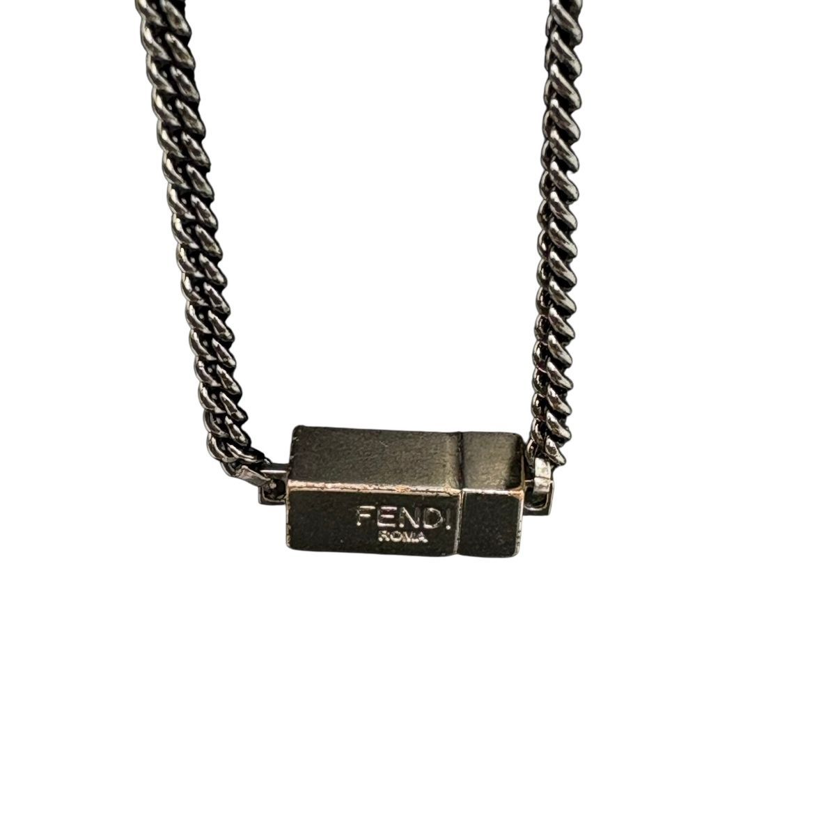 FENDI フェンディ シャドーネックレス　ブラック FENDI フェンディ シャドーネックレスブラック