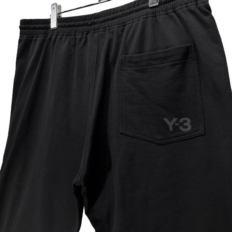 Y-3 ロゴプリントジップポケットスウェットイージーハーフパンツ
