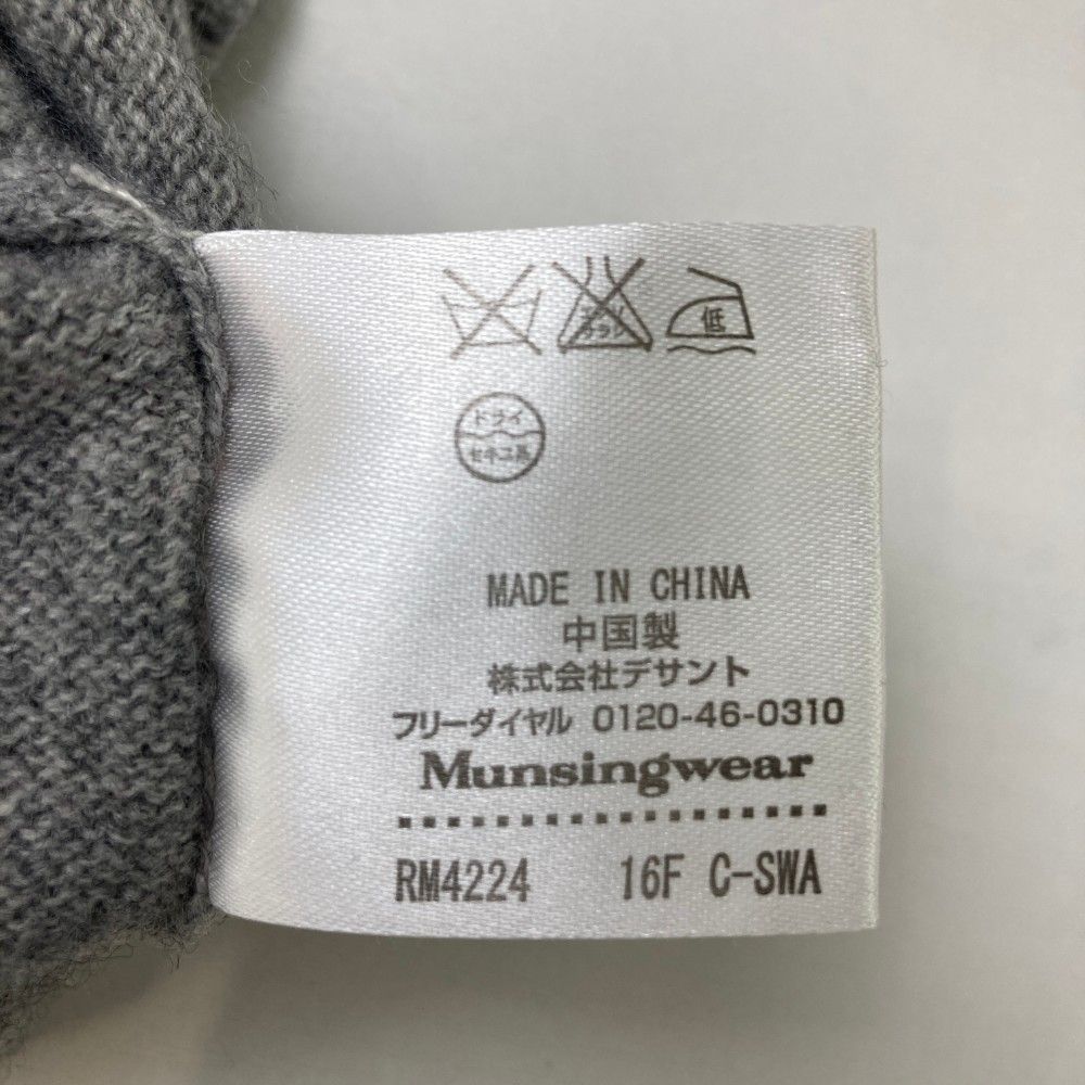 サイズ：M MUNSING WEAR マンシングウェア R.LINE ニットセーター