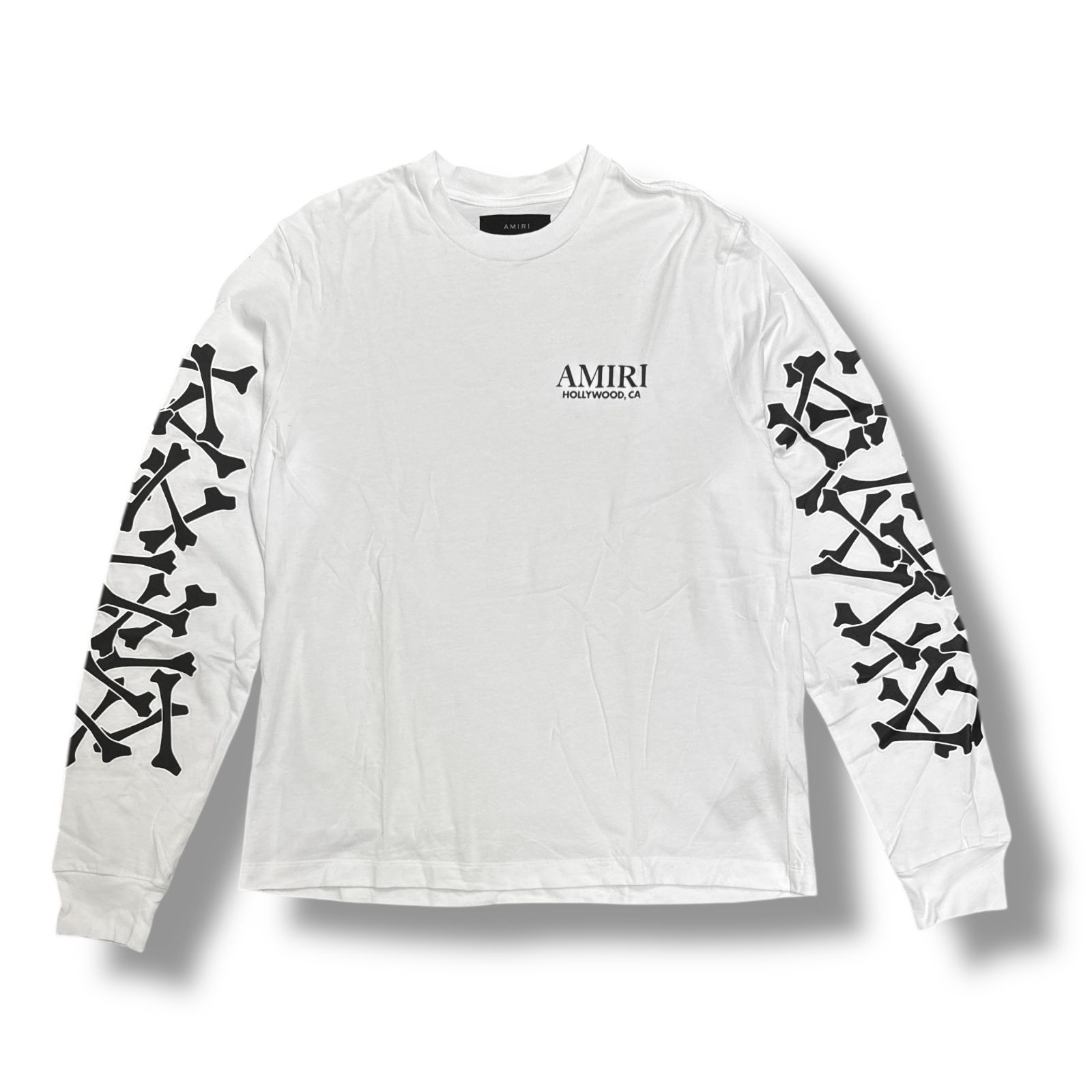 国内正規 AMIRI 24SS BONES STACKED L/S TEE ボーンプリント 