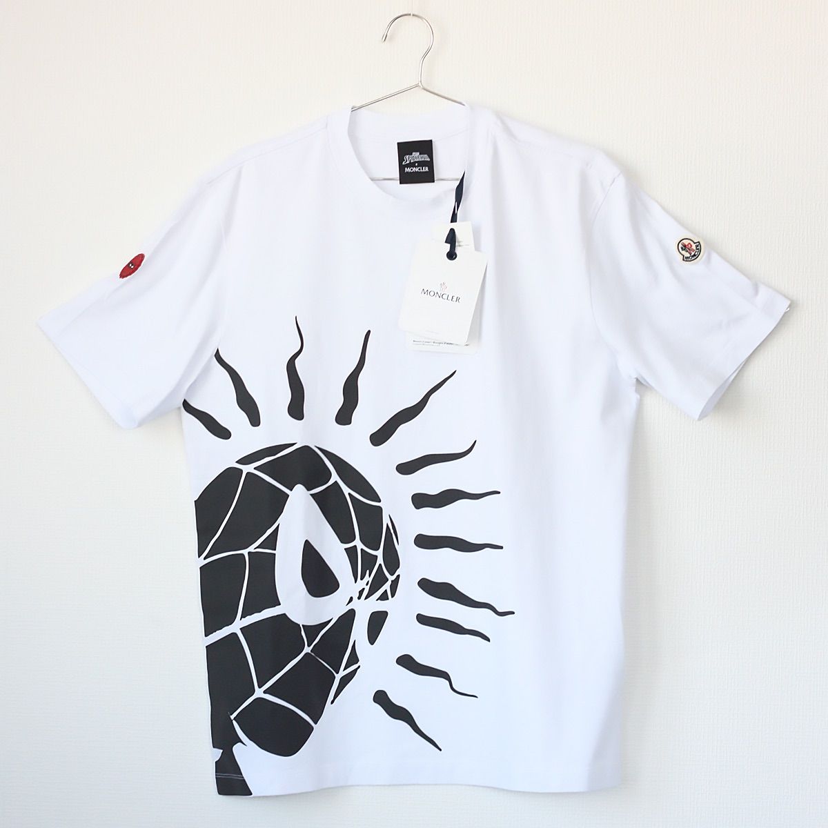 MONCLER モンクレール Tシャツ メンズ 白 ホワイト L XL サイズ ...