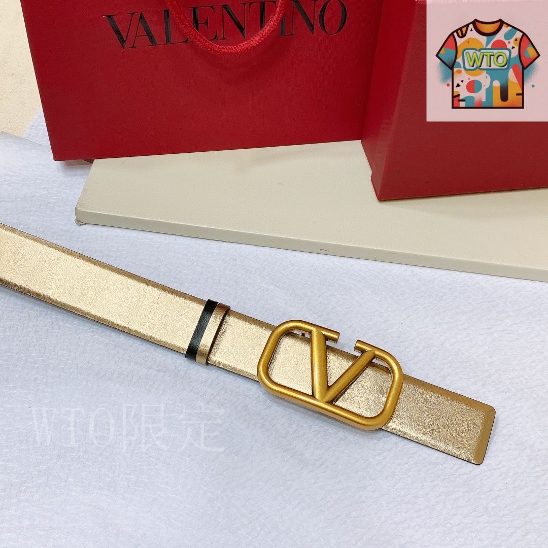 今日特価】VALENTINO GARAVANI VLOGO SIGNATURE レザーベルト