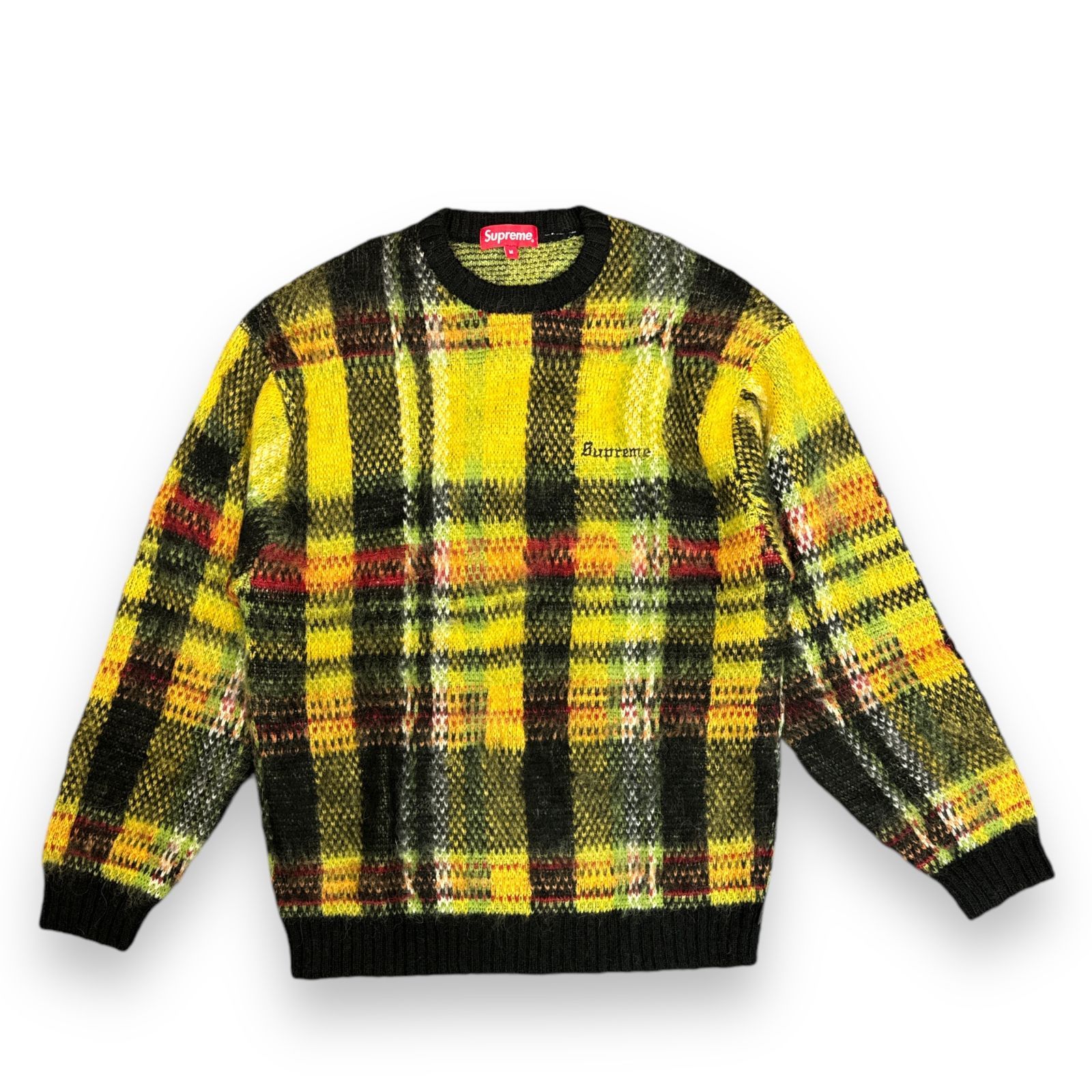 FW20 Supreme Brushed Plaid Sweater Mサイズ Supreme Brushed Plaid Sweater (FW20) - $148