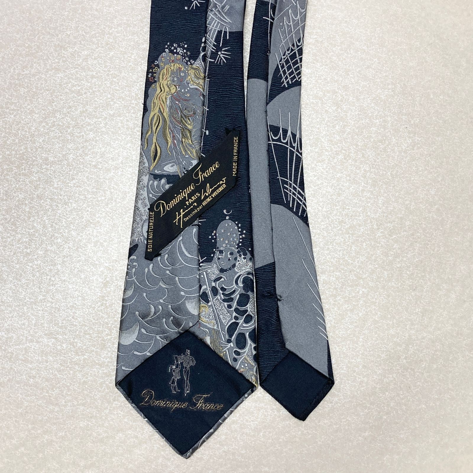 1円即決あり 美品 ドミニクフランス 刺繍 Dominique France スリークラウン シルク ネクタイ ワインレッド レッド 赤 花柄 植物柄 チェック 美品⁄即決 ドミニクフランス クラウン Dominique France Crown 刺繍